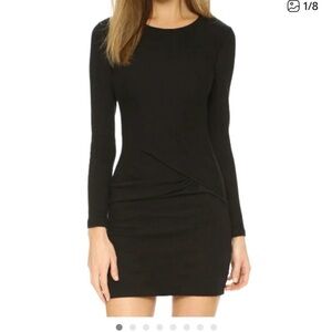 IRO Black Long-Sleeve Bodycon Dress - Brand:
